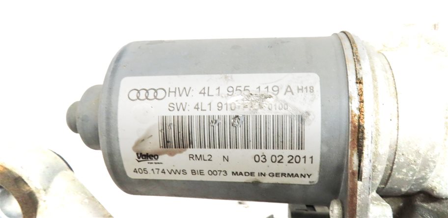 Thumbnail 8: 2007-2015 AUDI Q7 (4L) FRONT WINDSHIELD WIPER MOTOR w/ LINKAGE