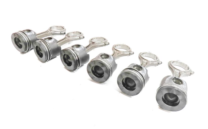 09-12 VW TOUAREG / AUDI Q7 4L 3.0L CATA DIESEL ENGINE ROD & PISTON SET- 6