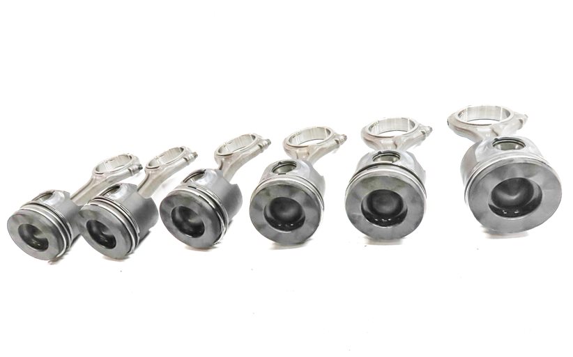 Thumbnail 3: 09-12 VW TOUAREG / AUDI Q7 4L 3.0L CATA DIESEL ENGINE ROD & PISTON SET- 6