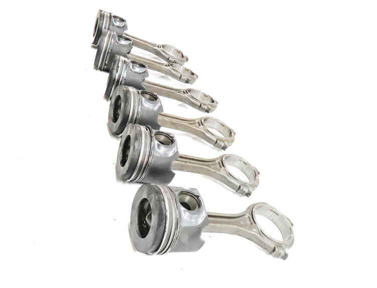Thumbnail 4: 09-12 VW TOUAREG / AUDI Q7 4L 3.0L CATA DIESEL ENGINE ROD & PISTON SET- 6