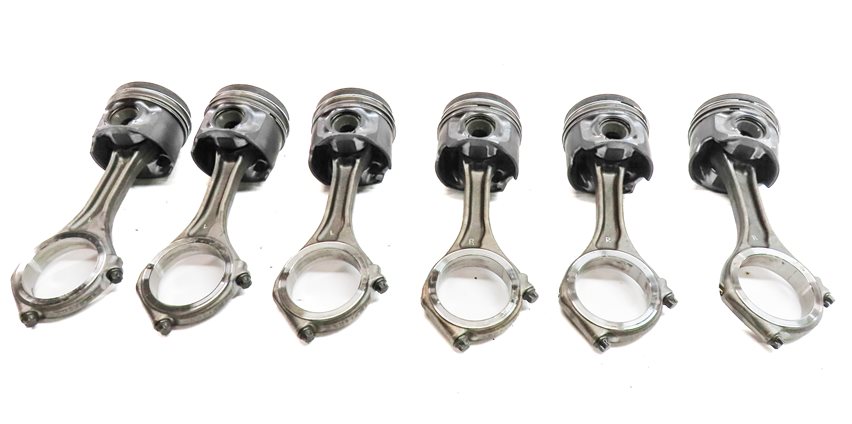 Thumbnail 6: 09-12 VW TOUAREG / AUDI Q7 4L 3.0L CATA DIESEL ENGINE ROD & PISTON SET- 6