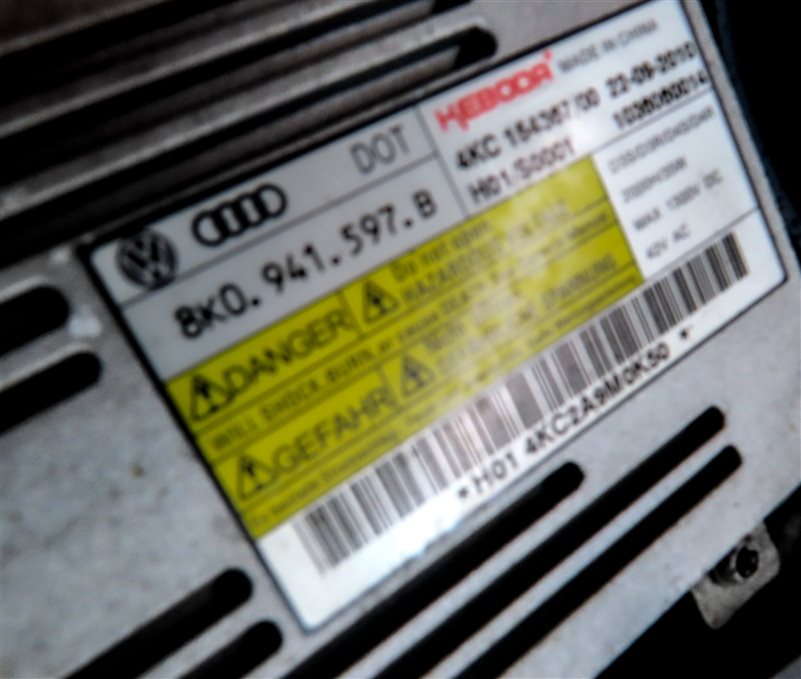 Thumbnail 9: 2010-2015 AUDI Q7 (4L) LEFT DRIVER XENON HID HEADLIGHT LIGHT LAMP (NON AFS)