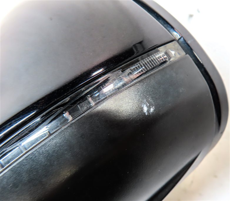 Thumbnail 9: 10-12 AUDI Q7 (4L) LEFT DRIVER P-FOLD AUTODIM MEMORY DOOR MIRROR (Black)