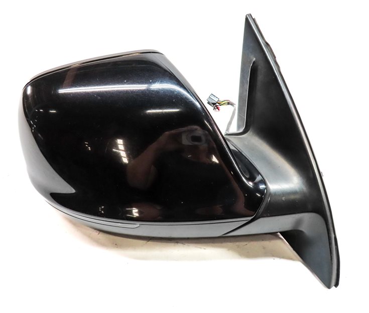 Thumbnail 5: 10-12 AUDI Q7 (4L) RIGHT PASSENGER P-FOLD AUTODIM MEMORY DOOR MIRROR (Black)