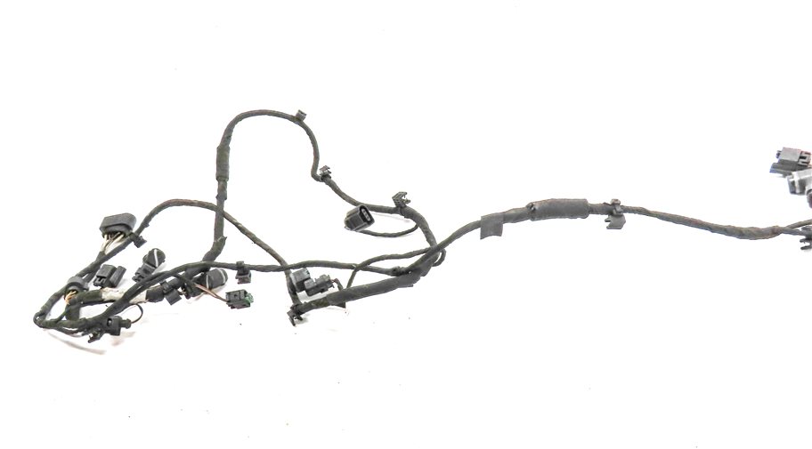 Thumbnail 2: 11 AUDI Q7 (4L) FRONT PARK ASSIST PDC DISTANCE CONTROL WIRE SENSOR SET/4 (Black)