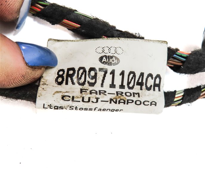 Thumbnail 5: 15 AUDI Q5 B8 8R REAR PARK ASSIST PDC DISTANCE CONTROL WIRE SENSOR SET/4 (Gray)
