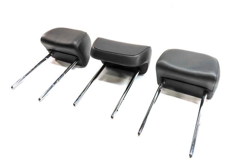 11-17 AUDI Q5 SQ5 (B8 8R) REAR LEFT RIGHT & CENTER HEADREST SET 3 (Black)