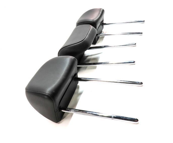 Thumbnail 4: 11-17 AUDI Q5 SQ5 (B8 8R) REAR LEFT RIGHT & CENTER HEADREST SET 3 (Black)