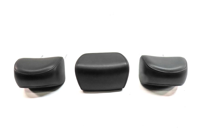 Thumbnail 5: 11-17 AUDI Q5 SQ5 (B8 8R) REAR LEFT RIGHT & CENTER HEADREST SET 3 (Black)
