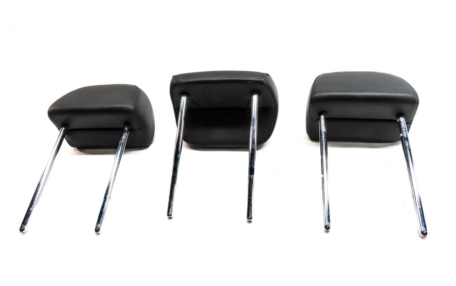 Thumbnail 7: 11-17 AUDI Q5 SQ5 (B8 8R) REAR LEFT RIGHT & CENTER HEADREST SET 3 (Black)
