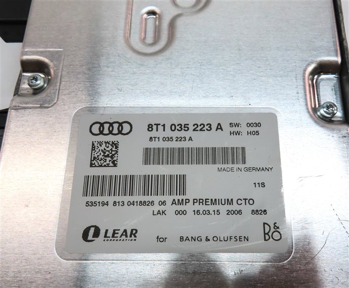 Thumbnail 8: 13-17 AUDI A4 S4 A5 S5 RS5 Q5 Q7 (B8 8K 8R 4M) BANG & OLUFSEN AUDIO AMP AMPLIFER