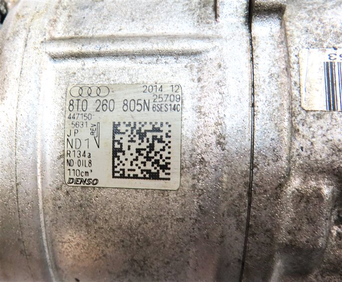 Thumbnail 9: 17-20 AUDI A4 A5 A6 (B9 F5 8W 8WS) 2.0L CYMC TURBO ENGINE A/C COMPRESSOR PUMP