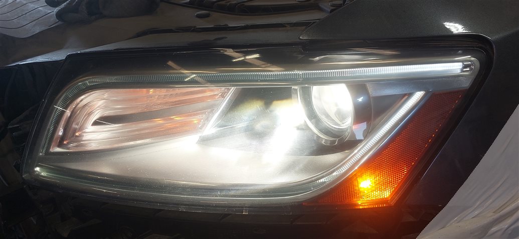 Thumbnail 2: 2013-2017 AUDI Q5 SQ5 (B8 8R) LEFT DRIVER XENON HID HEADLIGHT LAMP (NON AFS)