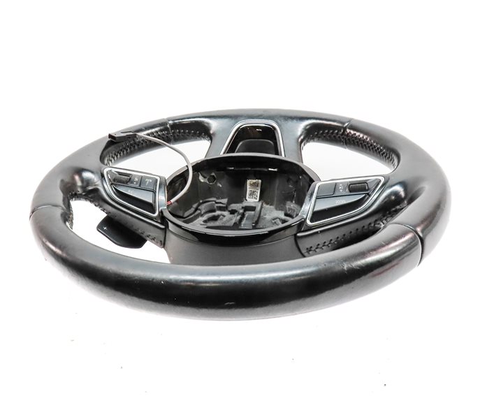 Thumbnail 5: 13-17 AUDI Q5 Q7 SQ5 B8 8R 4M 3 SPOKE STEERING WHEEL w/ SWITCH BUTTONS & PADDLES