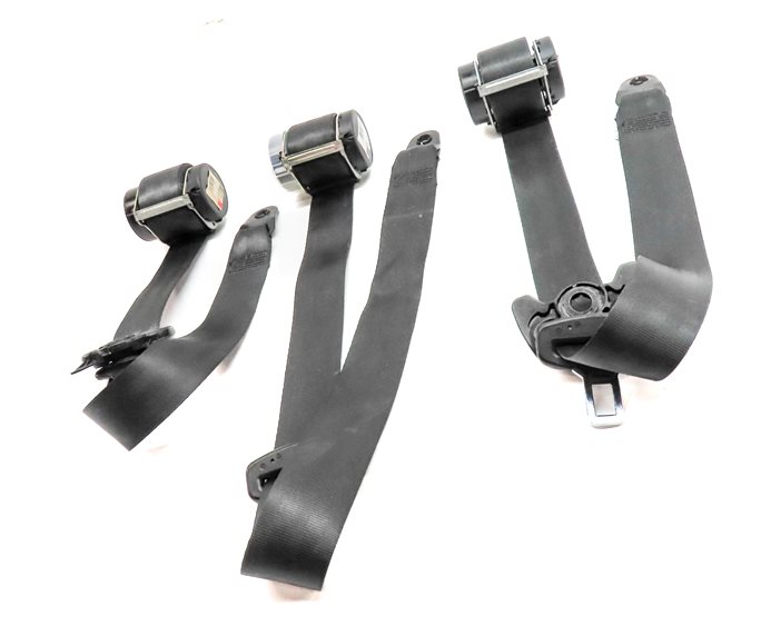 Thumbnail 2: 10 LAND ROVER LR4 (L319) REAR 2ND ROW LEFT CENTER RIGHT SEATBELT RETRACTOR SET/3