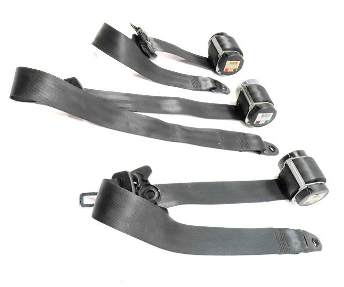 Thumbnail 4: 10 LAND ROVER LR4 (L319) REAR 2ND ROW LEFT CENTER RIGHT SEATBELT RETRACTOR SET/3