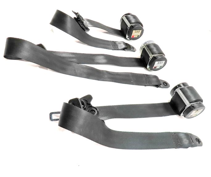 Thumbnail 5: 10 LAND ROVER LR4 (L319) REAR 2ND ROW LEFT CENTER RIGHT SEATBELT RETRACTOR SET/3