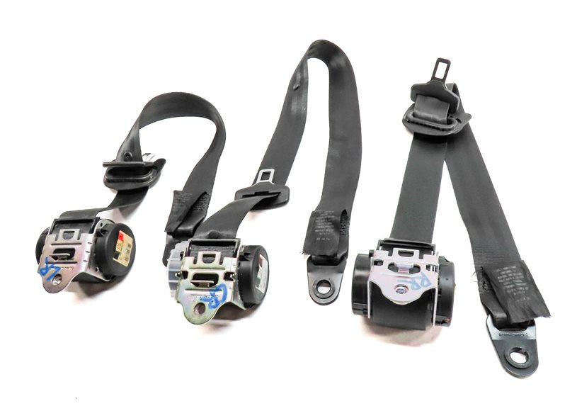 Thumbnail 6: 10 LAND ROVER LR4 (L319) REAR 2ND ROW LEFT CENTER RIGHT SEATBELT RETRACTOR SET/3