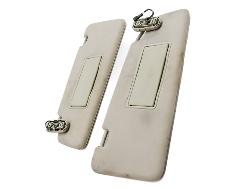 Thumbnail 3: 10-16 LAND ROVER LR4 - FRONT LEFT & RIGHT SUNVISOR SUN VISOR SET (Beige)