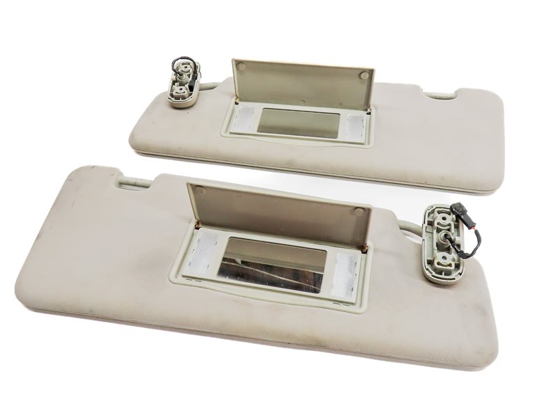 Thumbnail 7: 10-16 LAND ROVER LR4 - FRONT LEFT & RIGHT SUNVISOR SUN VISOR SET (Beige)