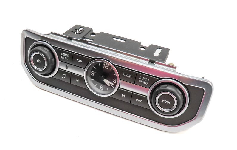 10 LAND ROVER LR4 (L319) FRONT CENTER DASH CLOCK PHONE AUDIO VIDEO CONTROL PANEL