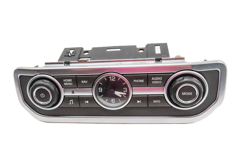 Thumbnail 2: 10 LAND ROVER LR4 (L319) FRONT CENTER DASH CLOCK PHONE AUDIO VIDEO CONTROL PANEL