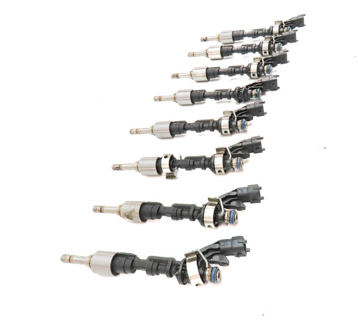 Thumbnail 4: 2010-2017 RANGE ROVER SPORT (L320 L322) JAGUAR XF XJ XK 5.0L FUEL INJECTOR SET 8
