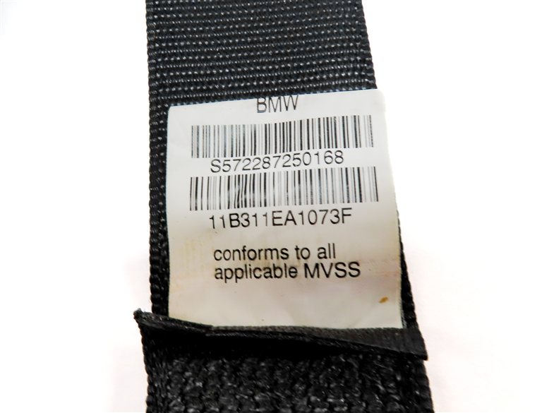 Thumbnail 9: 12 BMW X5 (E70) REAR 2ND ROW LEFT CENTER RIGHT SEATBELT RETRACTOR SET/3 (Black)