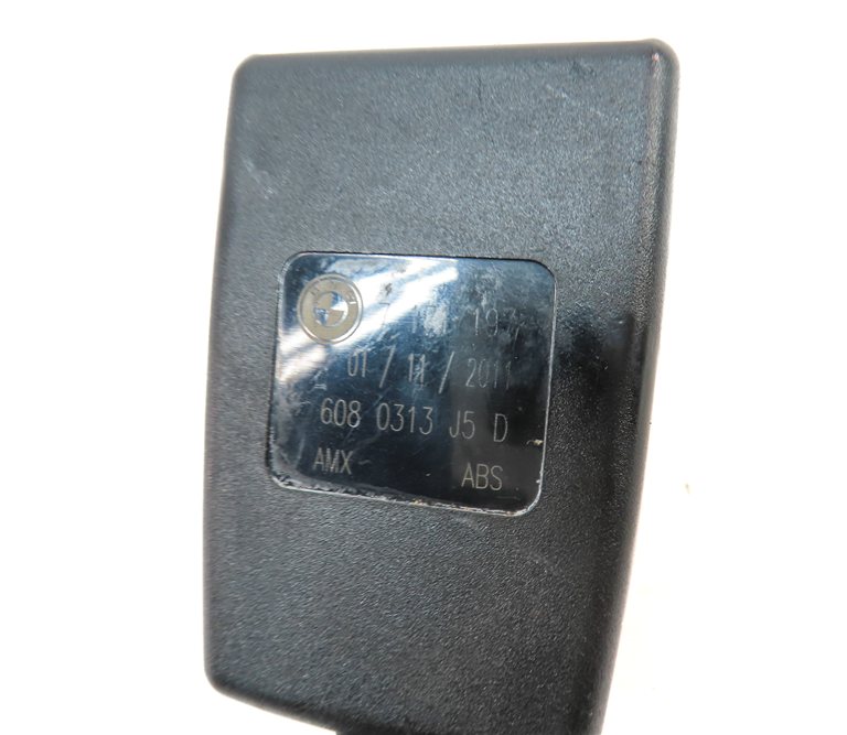 Thumbnail 11: 12 BMW X5 E70 REAR 2ND ROW LEFT CENTER RIGHT SEAT SEATBELT BUCKLE RECEIVER SET/3