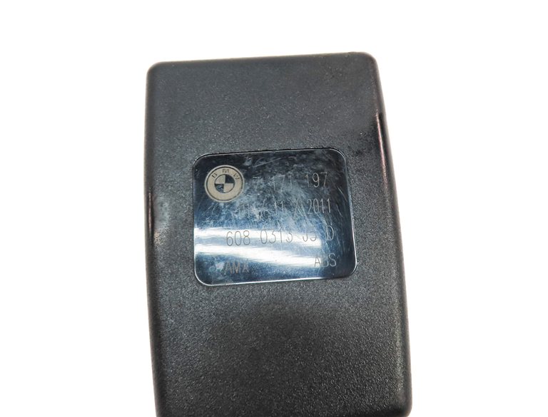 Thumbnail 13: 12 BMW X5 E70 REAR 2ND ROW LEFT CENTER RIGHT SEAT SEATBELT BUCKLE RECEIVER SET/3