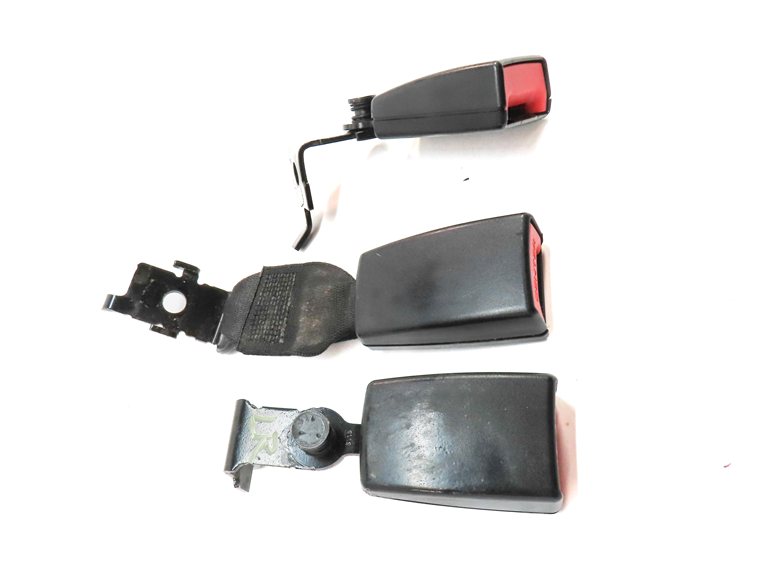 Thumbnail 3: 12 BMW X5 E70 REAR 2ND ROW LEFT CENTER RIGHT SEAT SEATBELT BUCKLE RECEIVER SET/3