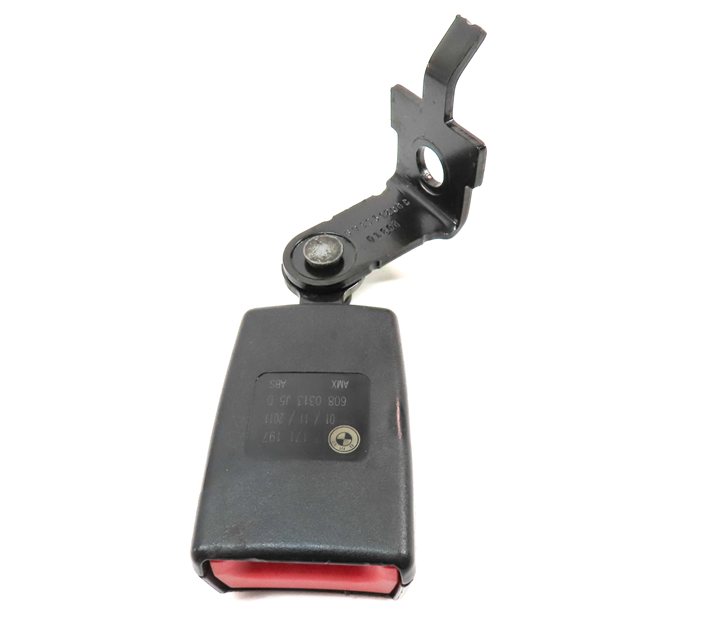 Thumbnail 6: 12 BMW X5 E70 REAR 2ND ROW LEFT CENTER RIGHT SEAT SEATBELT BUCKLE RECEIVER SET/3