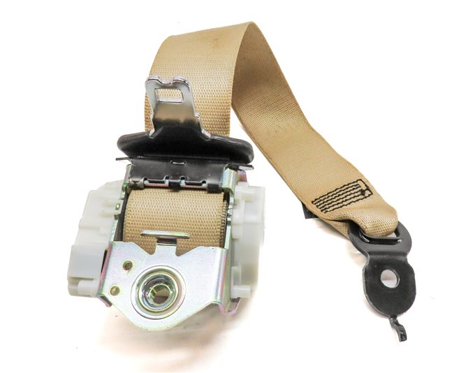 Thumbnail 6: 2012 BMW 535I (F10) REAR LEFT CENTER RIGHT SEAT SEATBELT RETRACTOR SET/3 (Beige)
