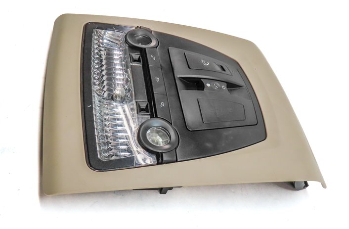 Thumbnail 4: 2012 BMW 535I (F10) FRONT INTERIOR OVERHEAD DOME LIGHT LAMP w/ SWITCHES (Beige)