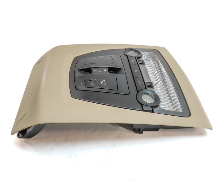 Thumbnail 5: 2012 BMW 535I (F10) FRONT INTERIOR OVERHEAD DOME LIGHT LAMP w/ SWITCHES (Beige)