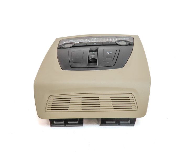 Thumbnail 6: 2012 BMW 535I (F10) FRONT INTERIOR OVERHEAD DOME LIGHT LAMP w/ SWITCHES (Beige)