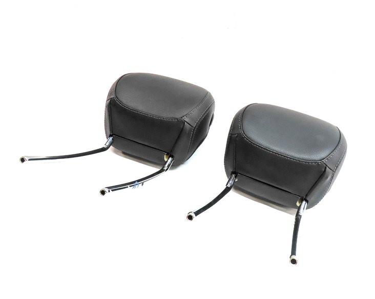 14-19 MERCEDES GL GLS ML W166 X166 FRONT LEFT & RIGHT SEAT HEADREST SET-2 BLACK
