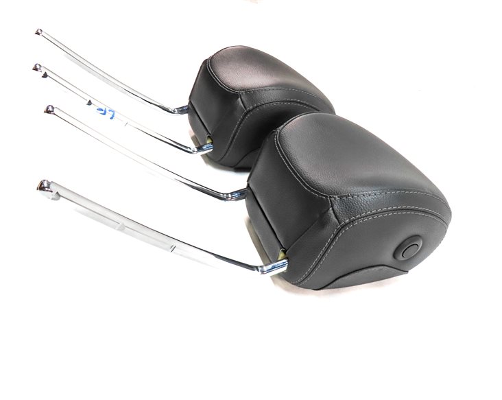 Thumbnail 3: 14-19 MERCEDES GL GLS ML W166 X166 FRONT LEFT & RIGHT SEAT HEADREST SET-2 BLACK