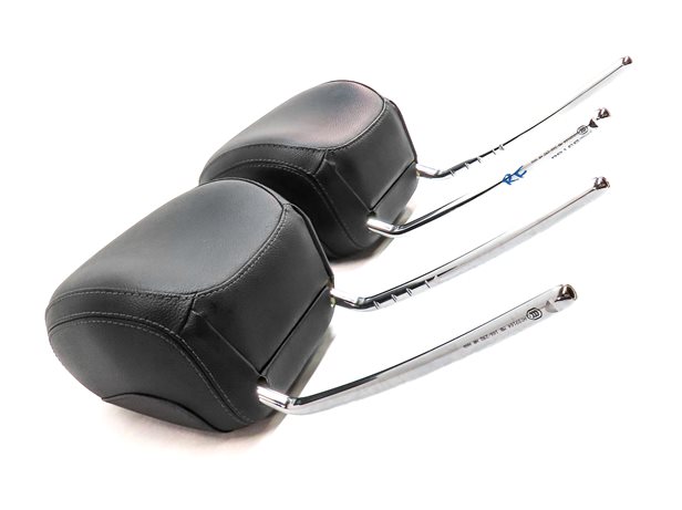 Thumbnail 4: 14-19 MERCEDES GL GLS ML W166 X166 FRONT LEFT & RIGHT SEAT HEADREST SET-2 BLACK