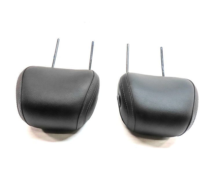 Thumbnail 5: 14-19 MERCEDES GL GLS ML W166 X166 FRONT LEFT & RIGHT SEAT HEADREST SET-2 BLACK