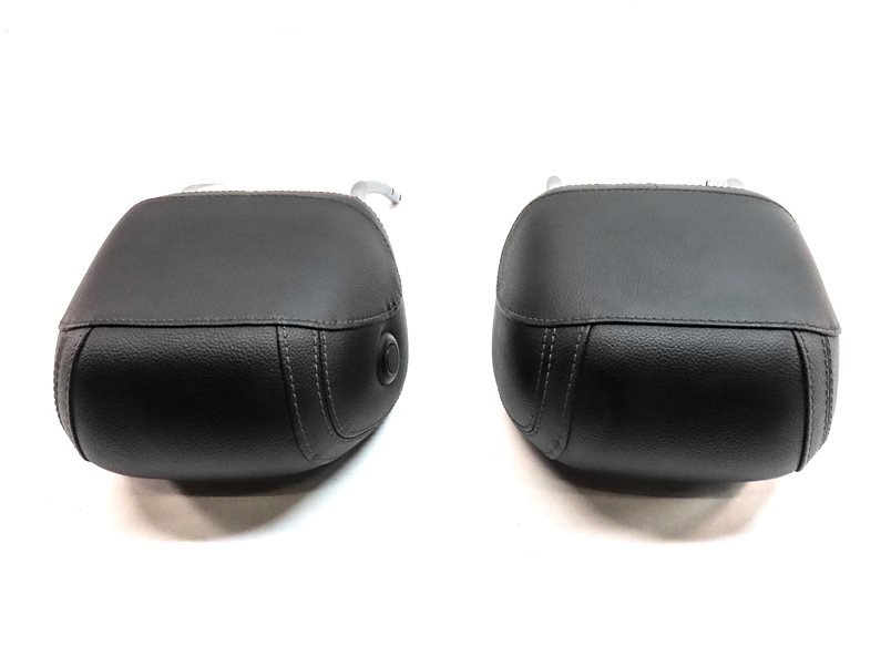 Thumbnail 6: 14-19 MERCEDES GL GLS ML W166 X166 FRONT LEFT & RIGHT SEAT HEADREST SET-2 BLACK