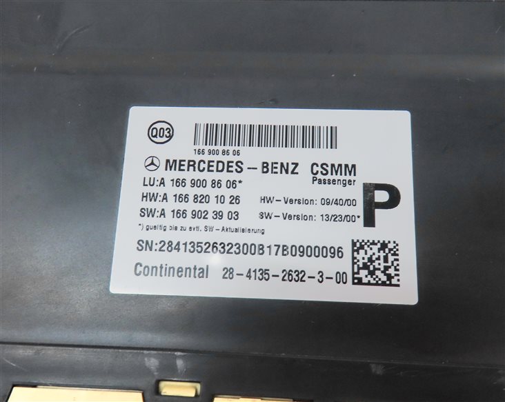 Thumbnail 6: 14-19 MERCEDES CLA250 G550 G63 G65 GLS350 GLS450 FRONT RIGHT SEAT CONTROL MODULE