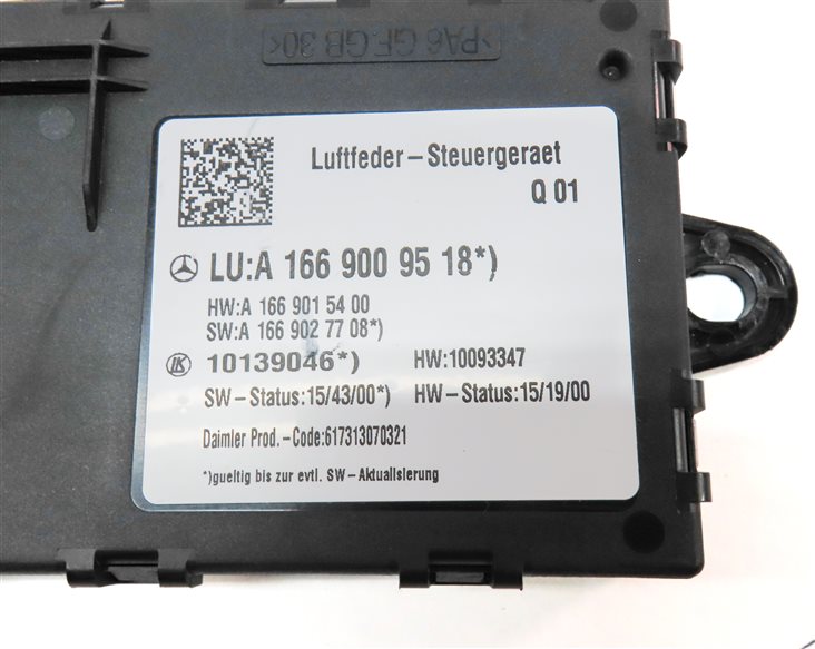 Thumbnail 6: 2016-2019 MERCEDES GLE GLS CLASS X166 SUSPENSION CONTROL MODULE