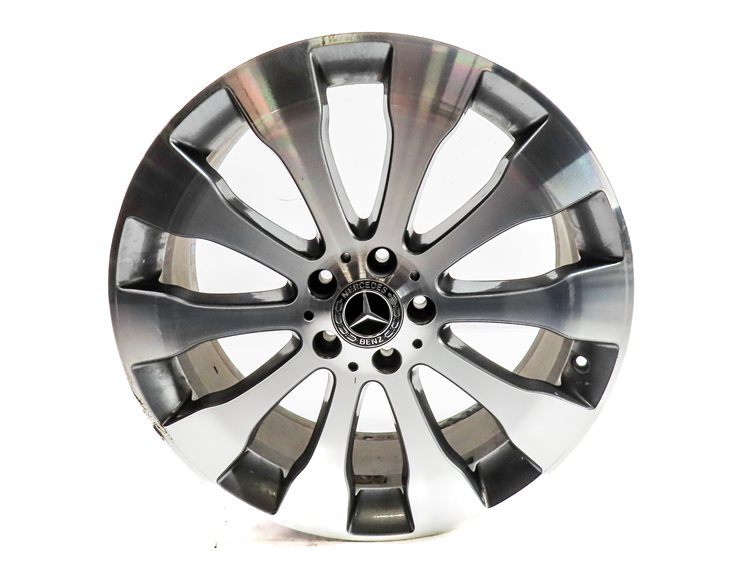Thumbnail 2: 2017-2019 MERCEDES GLS350D GLS450 X166 20X8.5 10 SPOKE 58R ALUMINUM WHEEL RIM 