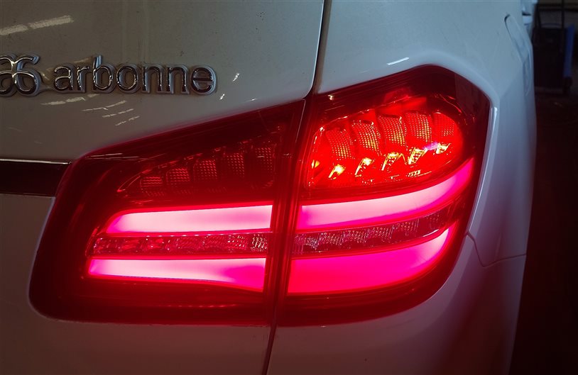 Thumbnail 2: 17-19 MERCEDES GLS CLASS X166 REAR RIGHT PASSENGER INNER DECKLID TAILLIGHT LAMP