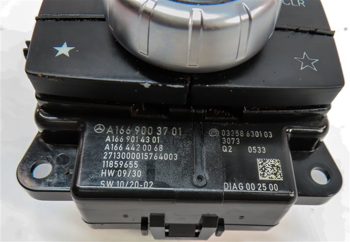 Thumbnail 6: 2012-2013 MERCEDES G550 GL350 GL450 GL550 ML350 ML550 (W166 X166) RADIO GPS KNOB