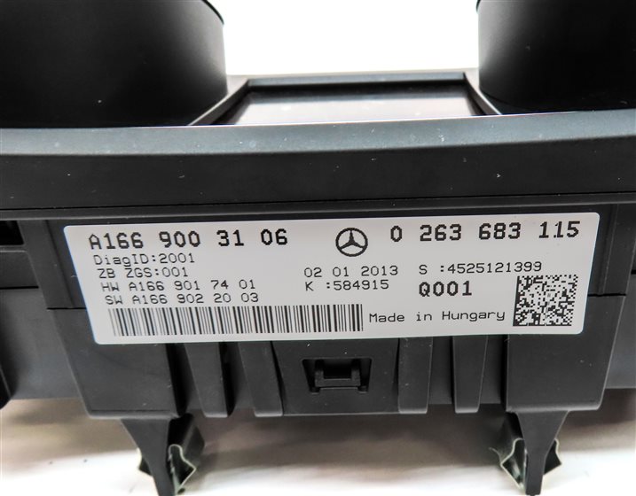 Thumbnail 7: 2013 MERCEDES GL450 GL550 ML350 ML550 (W166 X166) SPEEDOMETER GAUGE CLUSTER 152k