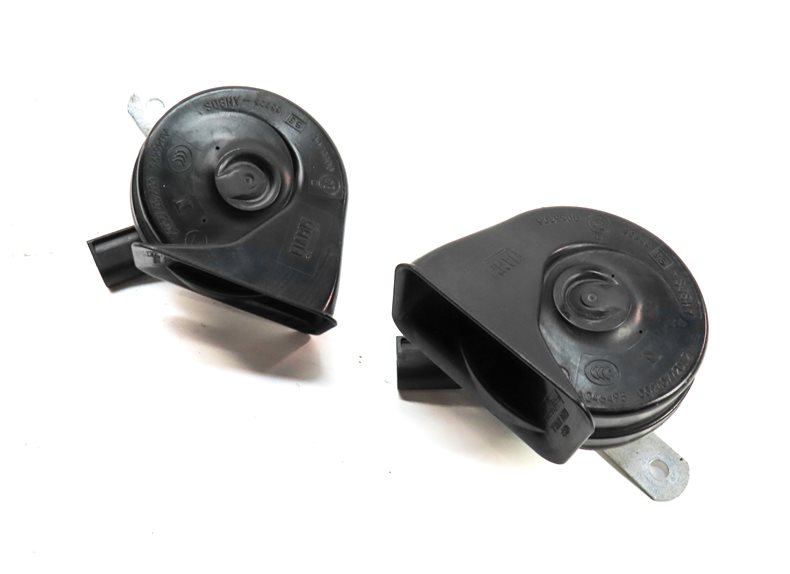 Thumbnail 1: 13-19 MERCEDES GL ML GLE GLS CLASS (W166 X166) HIGH & LOW TONE SAFETY HORN SET-2