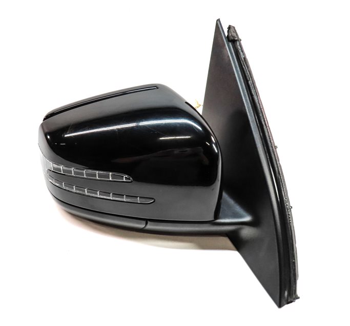 Thumbnail 5: 13-16 MERCEDES GL350 GL450 X166 RIGHT PASSENGER MANUAL FOLD DOOR MIRROR (Black)