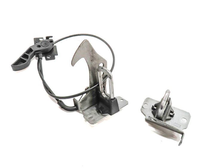 Thumbnail 1: 2014 BMW X3 (F25) FRONT HOOD BONNET LID SAFTEY HOOK RELEASE HANDLE CATCH SET/3